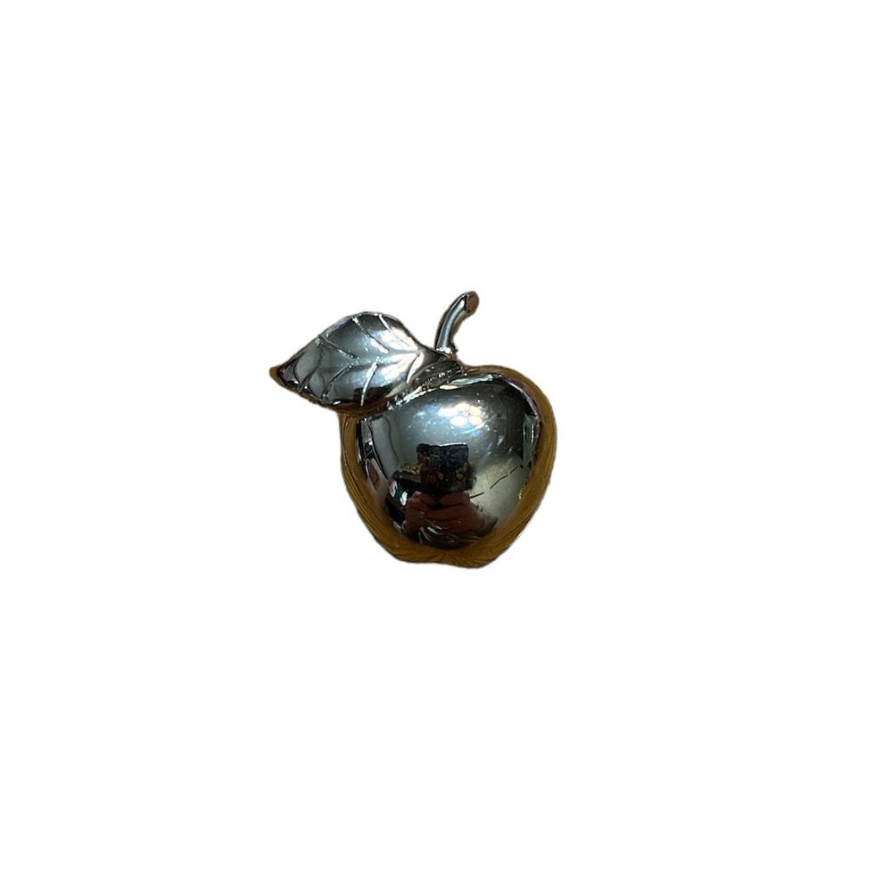 ✨ 3/$15 ✨ Monet Silver Toned Apple Brooch